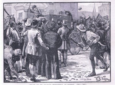 Attack on Sir Charles Wetherell at Bristol AD 1831 by William Barnes Wollen